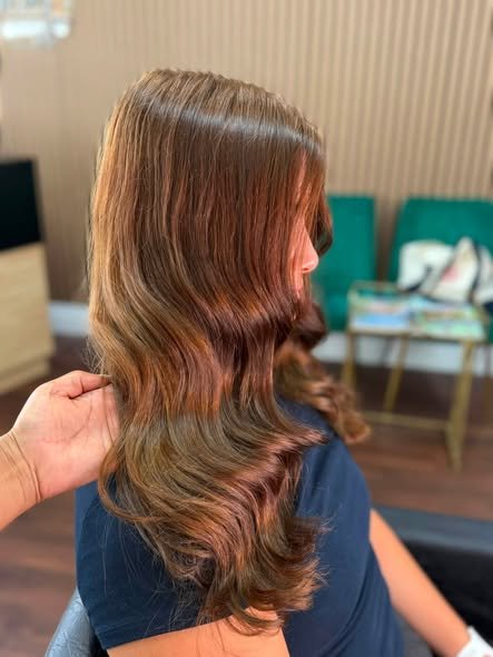 Warm Copper Waves