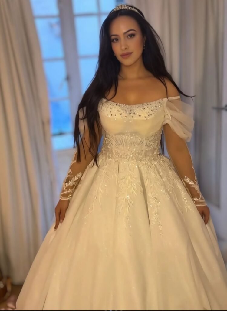 Bride Cream Gown Window Light
