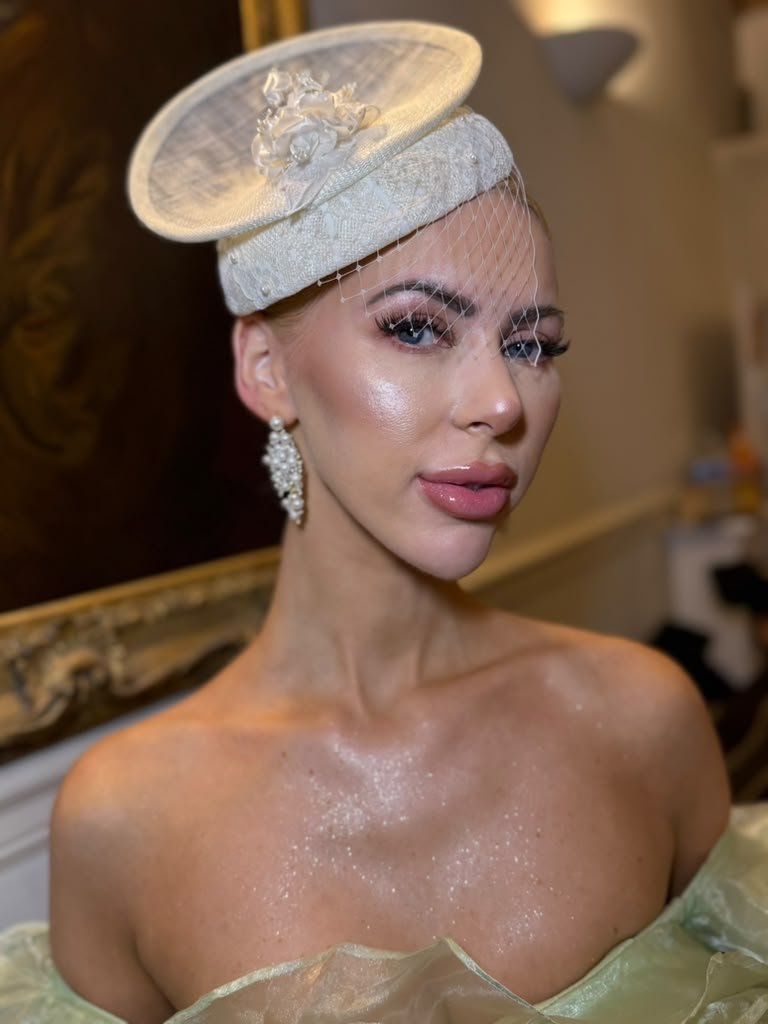 Fascinator Veil Glam Makeup